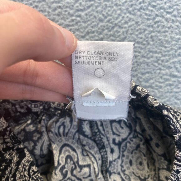 NIPON STUDIO Pants Women's Size 10,Floral Print 90s Vtg,Pockets,Pull On - Picture 8 of 9